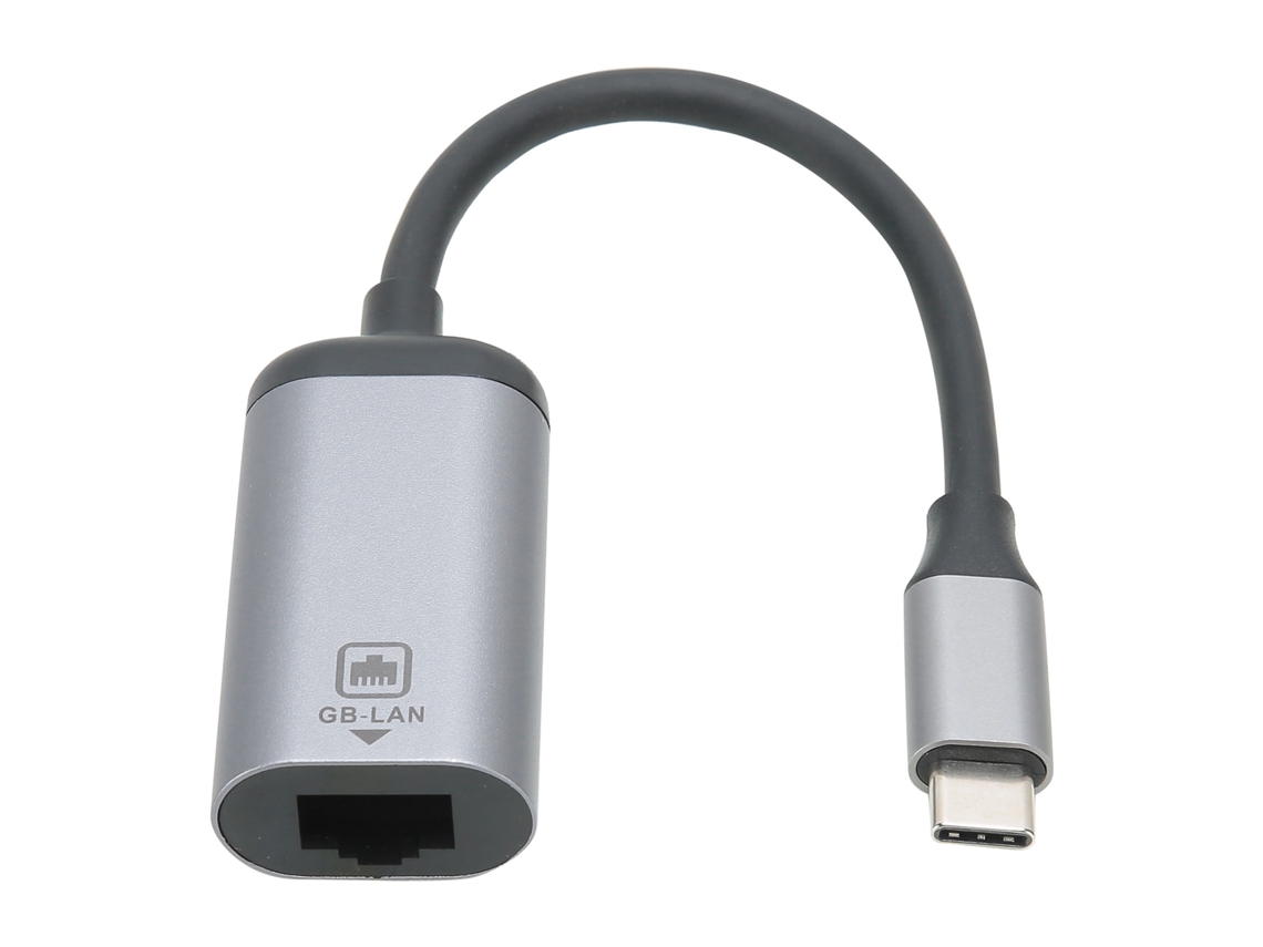 Aetheria adaptador de Porta de Rede Type c para Gigabit Rj45 com Cabo Curto para Windows Android os X