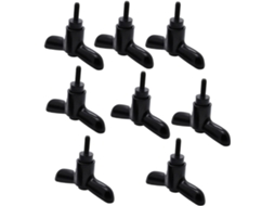 Conjunto De 8 Alavancas Aperto Ajustáveis Tipo T, Em Aço Carbono Inoxidável, Para Os Tamanhos M4, M5 E M6 M5*l32 Em Aço