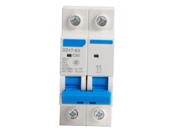 Interruptor De Circuito Miniatura 2p Com Proteção Contra Vazamentos Dz47‑63 400vac 50a