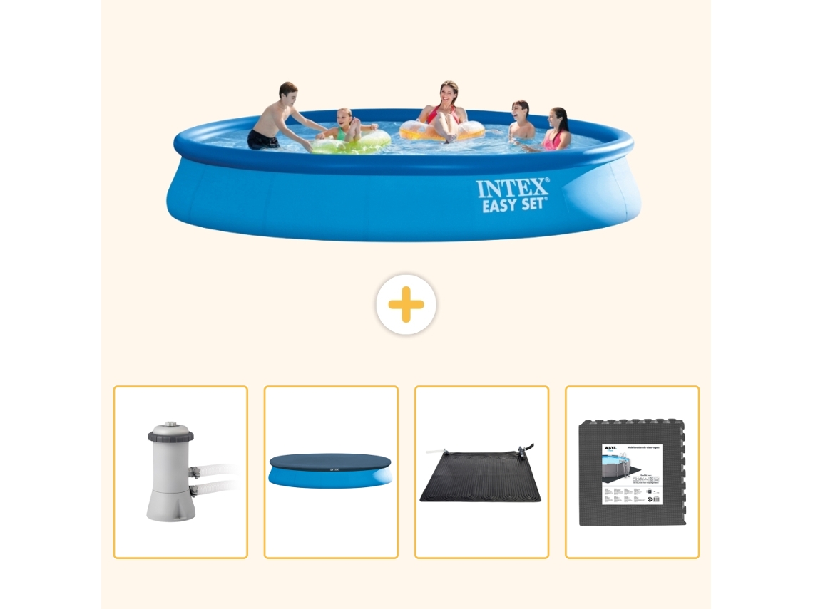 Intex Piscina Easy Set Redonda - 457x84 Cm - 5-peças S195