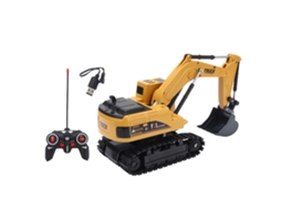 Mali brinquedo de Escavadeira Controle Remoto 4wd 2.4g 6ch com Design Realístico Presente de Aniversário