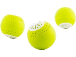 Conjunto de 3 Ecobolas para Frigorífico INNOVAGOODS Amarelo