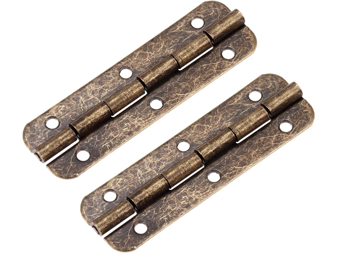 2 Dobradiças Longas Para Porta De Armário, Em Liga Zinco, Estilo