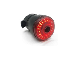 Luz Traseira Bicicleta Ipx6 Auto On/off Preta Yizhood