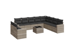 Garden Sofa Set, Garden Sofa Sets Vidaxl Cinzeto Rattan / Vime (n/a)