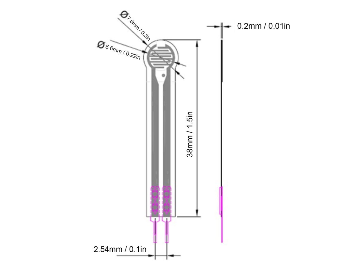 Laxiscreed Sensor De Pressão De Filme Fino Com Alta Sensibilidade E Resistência Eletromagnética