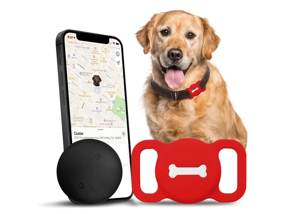 Rastreador para Animais de Estimação CZHHMART, Compatível com Função Encontrar Vermelho (apenas para Ios)