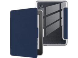 Capa para Kobo Clara 2e de 6 Polegadas, Capa Traseira Transparente em Tpu Azul SIURN