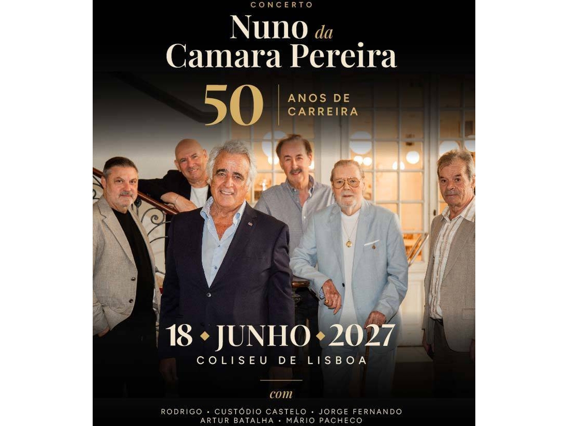 Bilhete NUNO DA CÂMARA PEREIRA 50 ANOS|LISBOA