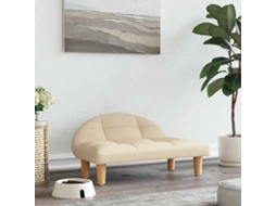 Vidaxl Cama 70x52x30 Cm Tecido Cor Creme