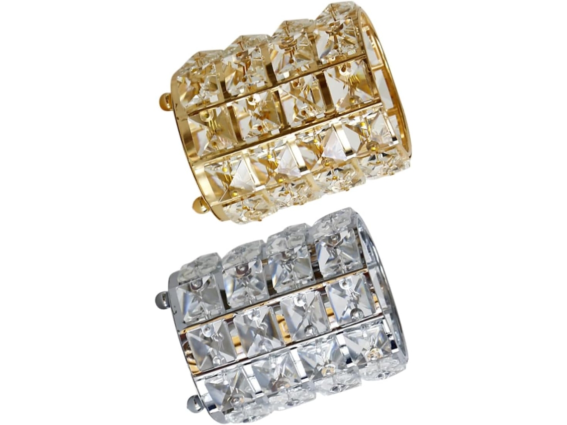 Conjunto De 2 Porta Lápis De Cristal, Transparente E Resistente, Para Escritório E Maquiagem, Porta Gokoco