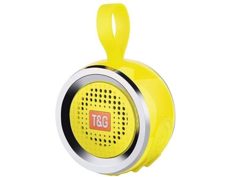 Coluna Bluetooth RITTEREC TG146 (Amarelo - 5 W - Alcance: até 10 m)