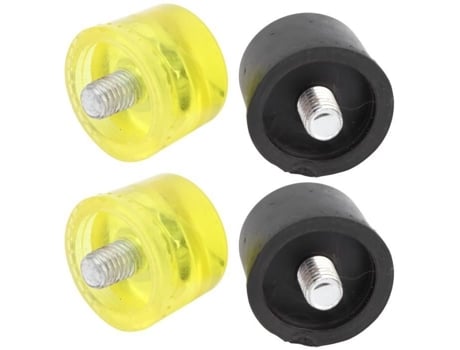 HURRISE Cabeça Impressionante de Borracha para Cabeça Impressionante de Borracha de Martelo 2 Conjuntos de Pontas de Substituição de Martelo Diy