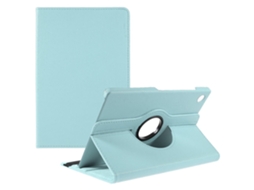 Capa 360 Litchi Para Samsung Galaxy Tab A9+-turquesa