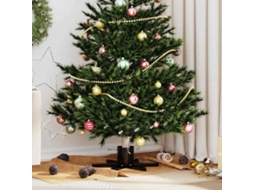 Vidaxl Suporte Para Árvore De Natal Preto 50 X 50 X 15,5 Cm Aço