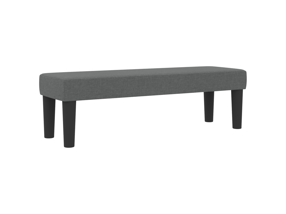 Conjunto 1 Cama Box Vidaxl Cinzento Tecido (140 X 190 Cm)
