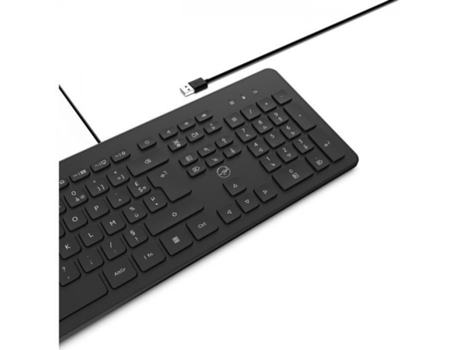 MOBILITY LAB Ml304250 Teclado de Negócios para Pc com Fio com 2 Hubs Usb Integrados Preto