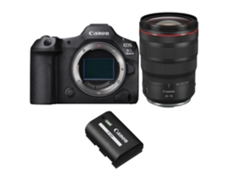 Eos R5 Mark Ii + Rf 24 70mm F/2.8 L Is Usm + 1 Canon Lp e6p + Ebook “20 Dicas para Fotos Que Impressionam” CANON
