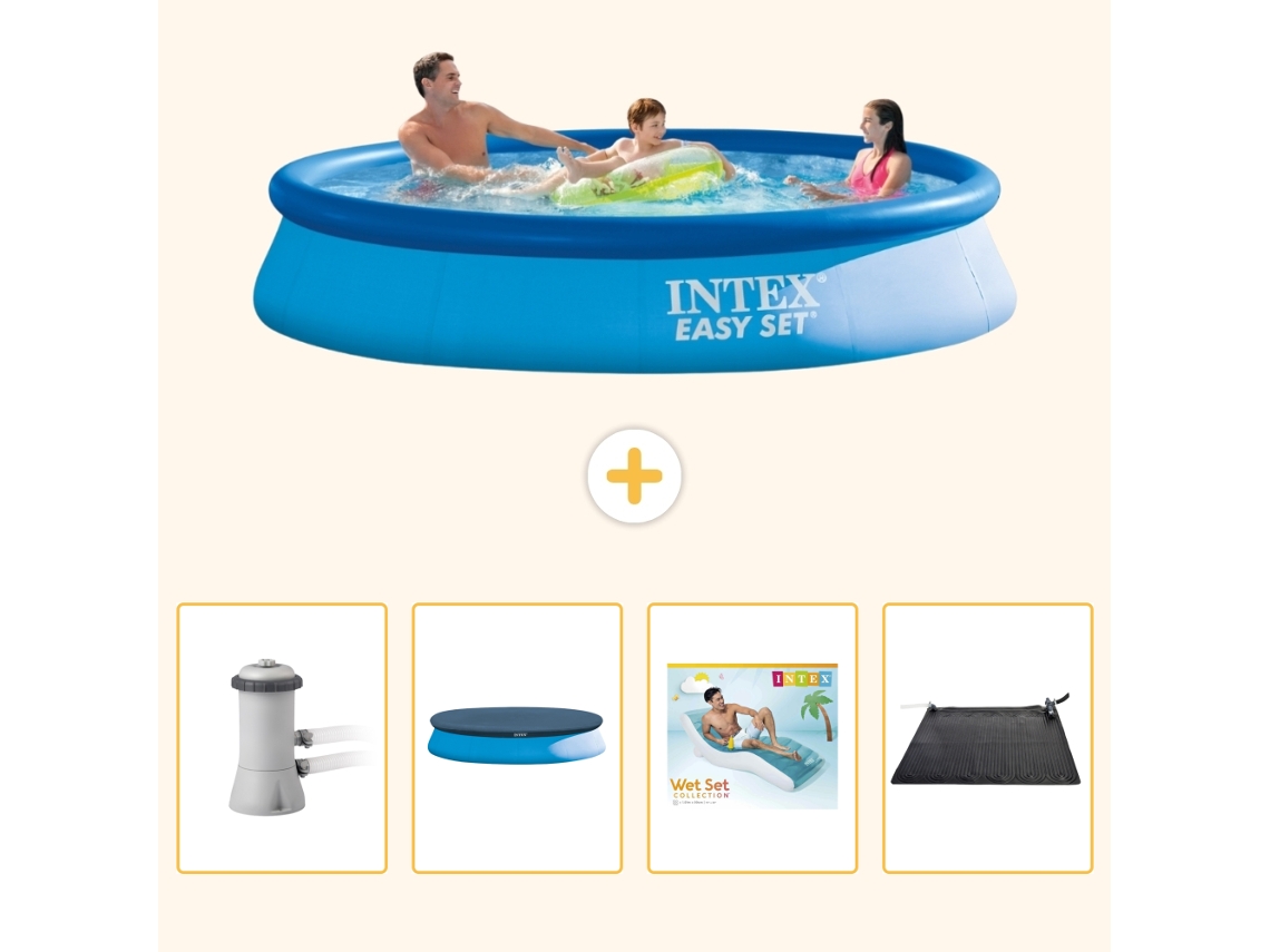 Intex Piscina Easy Set Redonda - 366x76 Cm - 5-peças S219