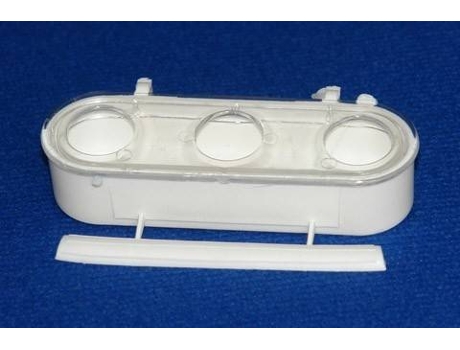 Comedouro para Aves  Com Poleiro (Branco)