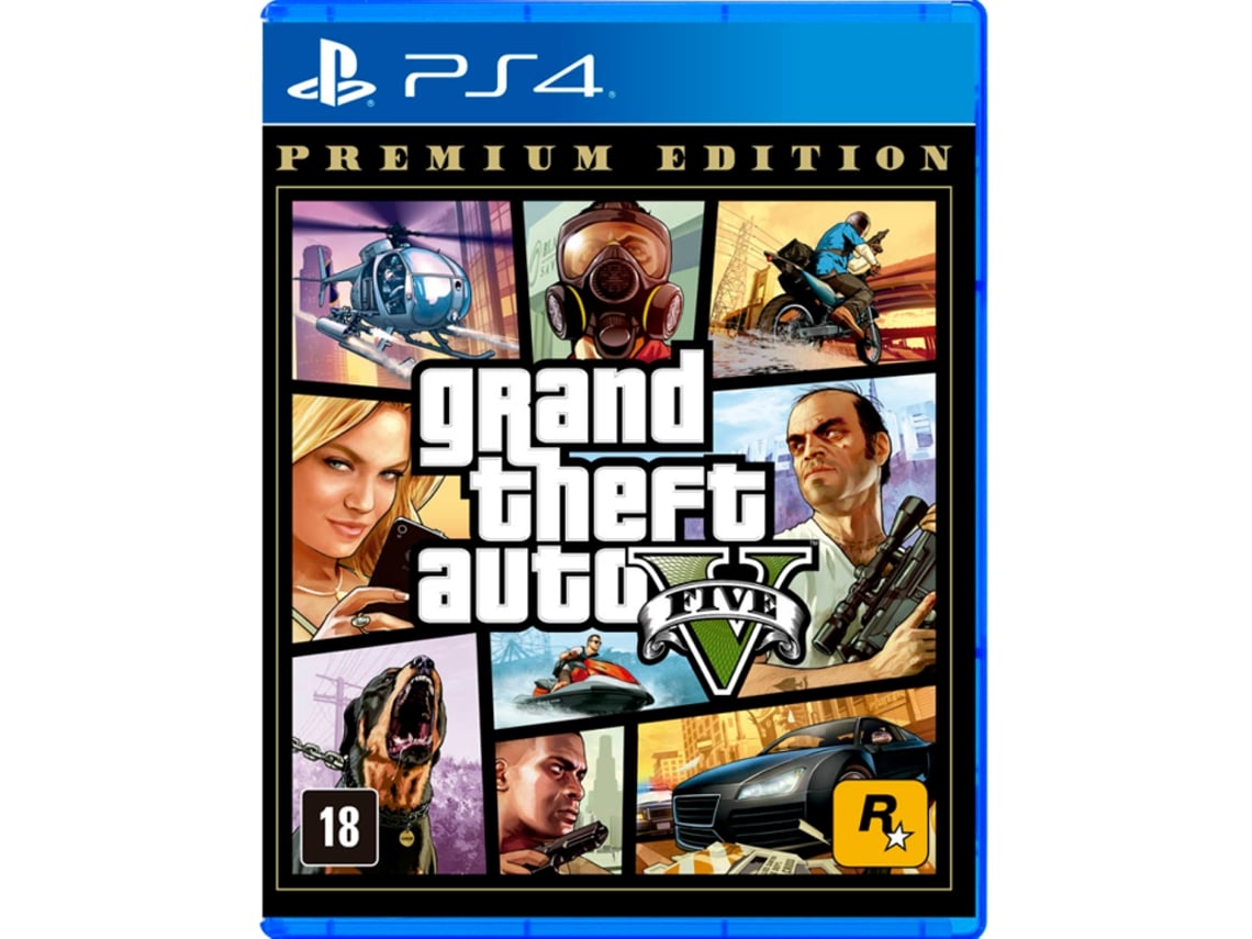 Jogo PS4 Grand Theft Auto V (Premium Edition)