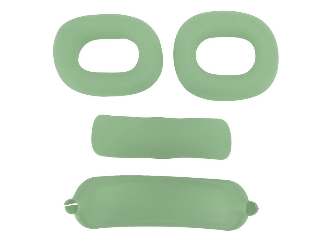 Capa de Almofada Silicone para Fone de Ouvido Ios Earbuds Verde S/MARCA