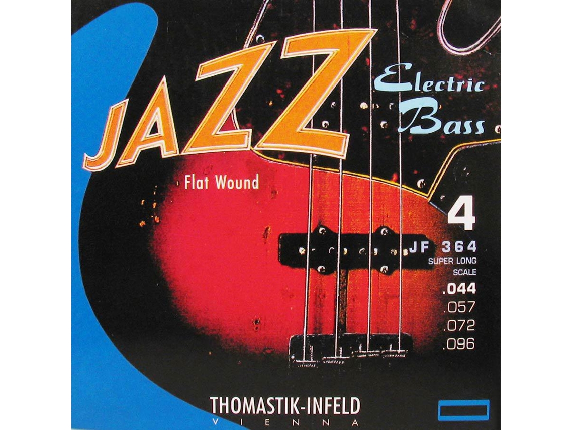 Thomastik String Set 4Strings Bass Super Longscale Nickel Flatwound 044057