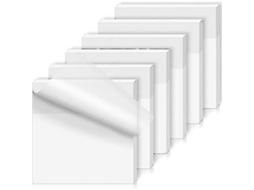 100 Post Its Transparentes, 76 X 76 Mm, Notas Autoadesivas Transparentes Aquaforge