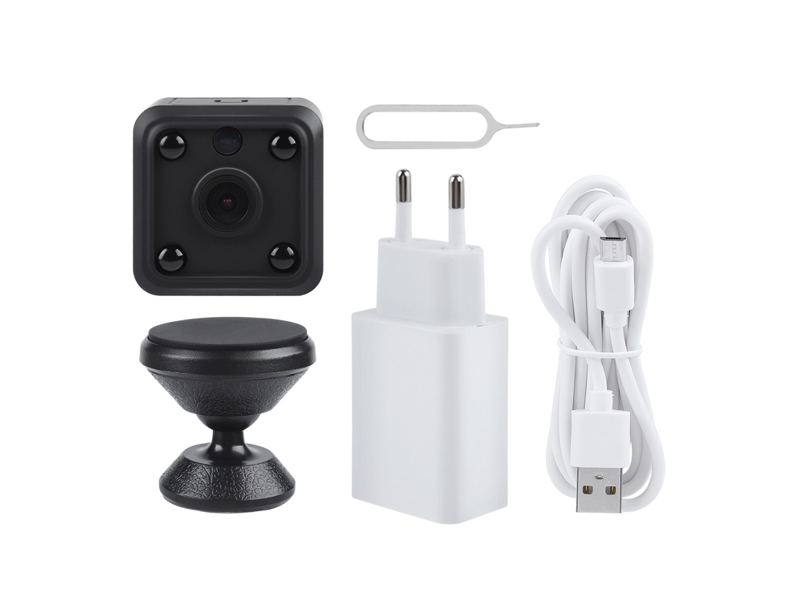 Alta Definição Mini Câmera Ip (wi-fi, Visão Noturna)
