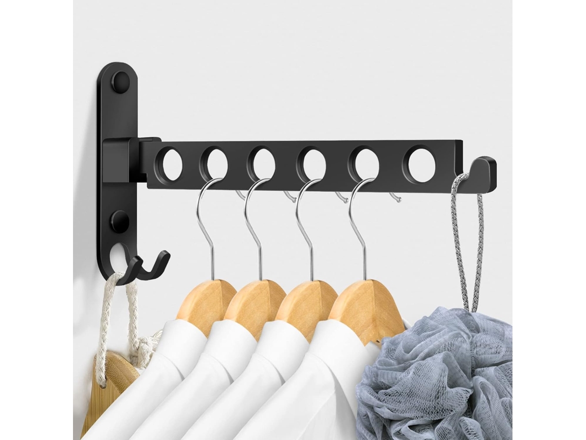 Cabides Para Casacos, Chapéus E Bolsas, Preto Elysve