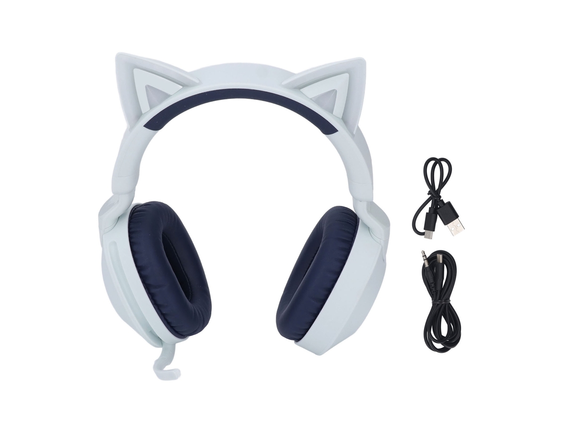 Fones de Ouvido Gamer LAXISCREED Bluetooth 5.4 Led