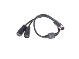 Cabo adaptador divisor DIN MIDI Y de 5 pinos (1 macho para 2 fêmeas) 50 cm Shytmv Slowmoose
