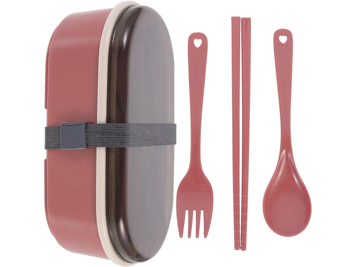 Marmita Portátil De Dupla Camada Estilo Bento Para Trabalhadores, Recipiente Térmico De Plástico Pp, Boa Vedação, À
