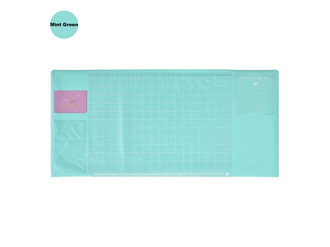 Tapete De Computador Anti-deslizante Para Escritório 70,5*32,5cm Verde Menta Tapete De Computador Extra Grande Multifuncional