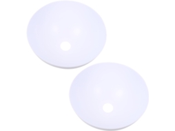 Conjunto de 2 Protetores de Plástico Branco Mm SFUSHOS