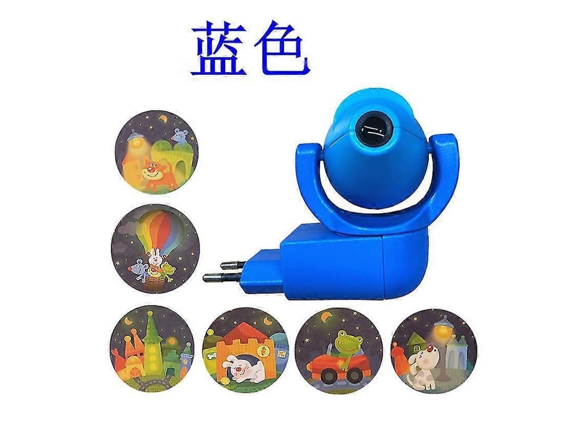 Projetor Infantil Com Luz Noturna, Formato De Estrela E Lua, Com Sensor