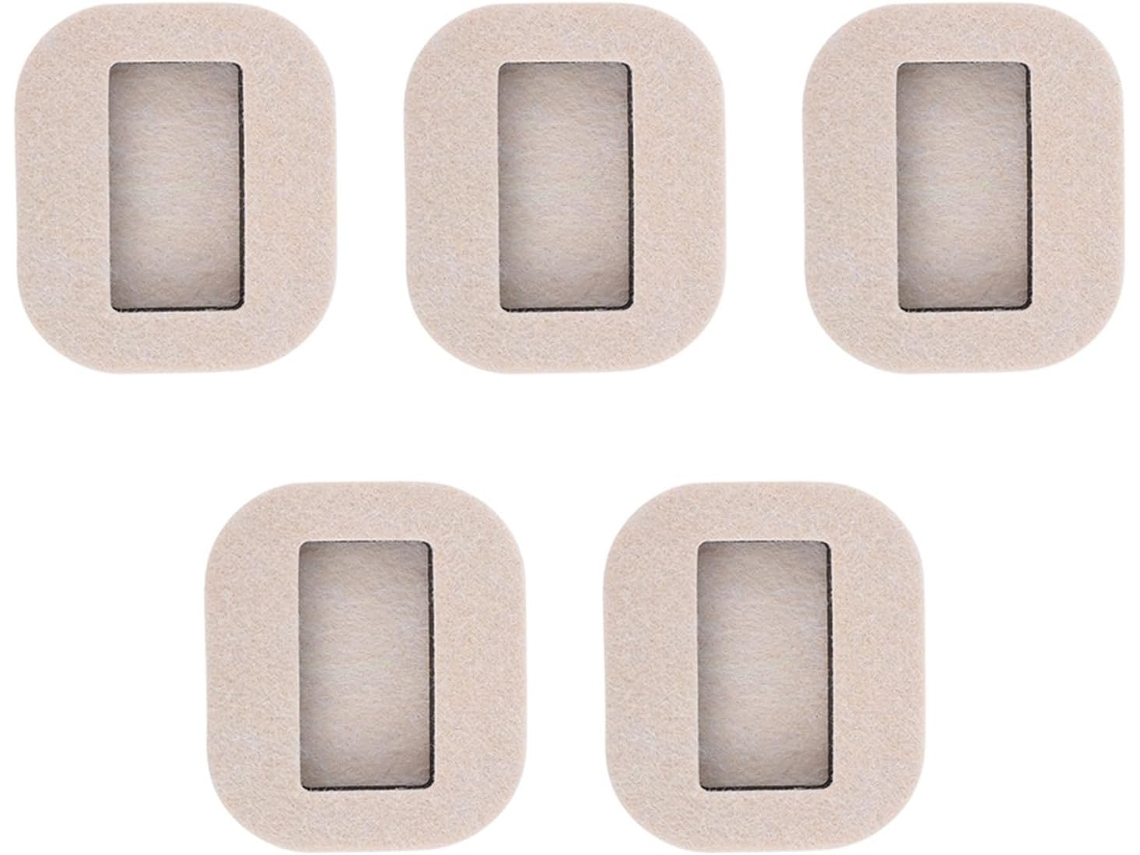 Conjunto De 5 Protetores Feltro Para Rodízios Móveis Anneome, Antiderrapantes, Para Cadeiras De Escritório, Protegem O