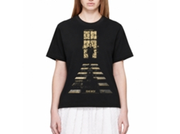 Rockinstone John Wick Stained Glass Window Black Adult T-shirt Size:xxl