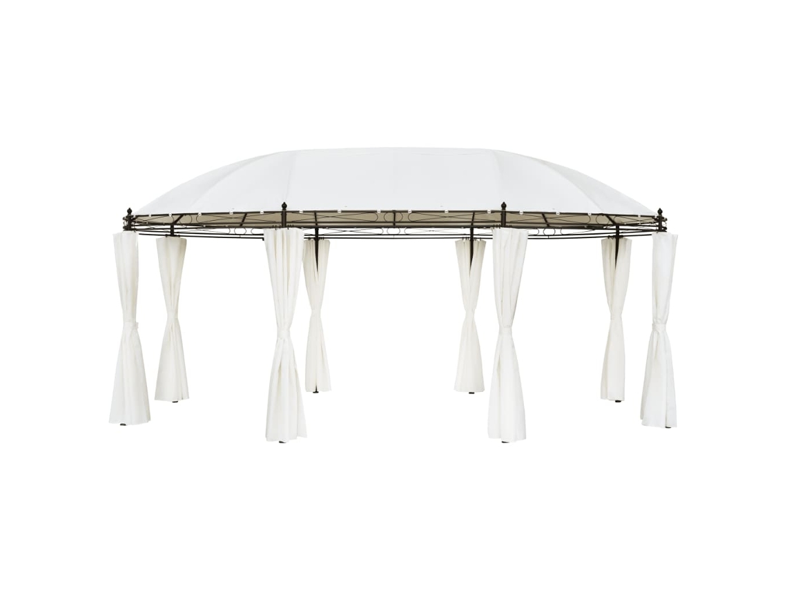 Vidaxl Gazebo Branco-nata 530 X 350 X 265 Cm