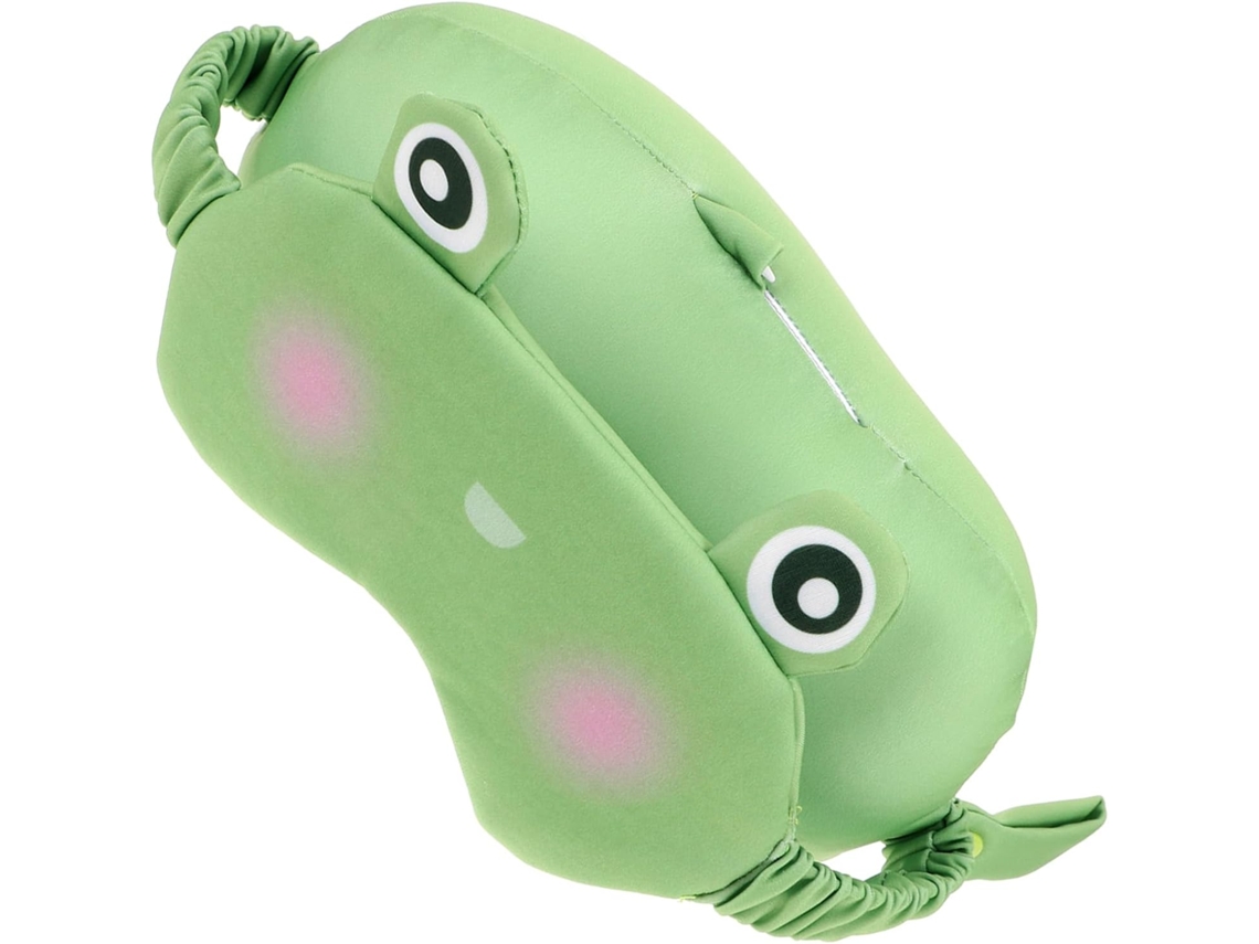 Almofada De Viagem Com Máscara, Suporte Cervical Para Dormir, Tecido