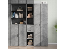 Mueble Alto 30x42,5x185 cm Derivados de Madera Gris Cemento