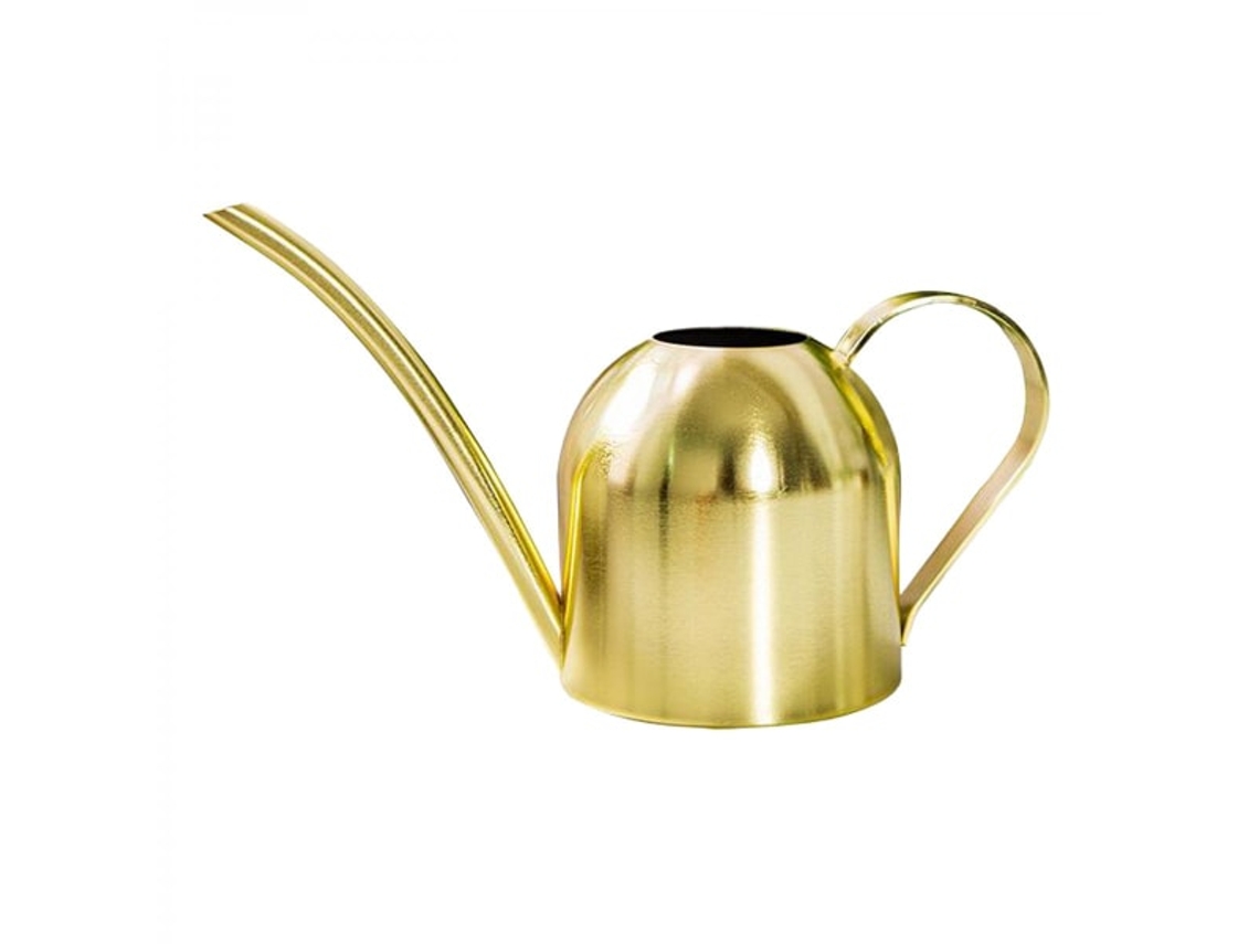 Regador Pequeno de Aço Inoxidável com Bico Longo, 500ml, Ouro Rosa AQUAFORGE
