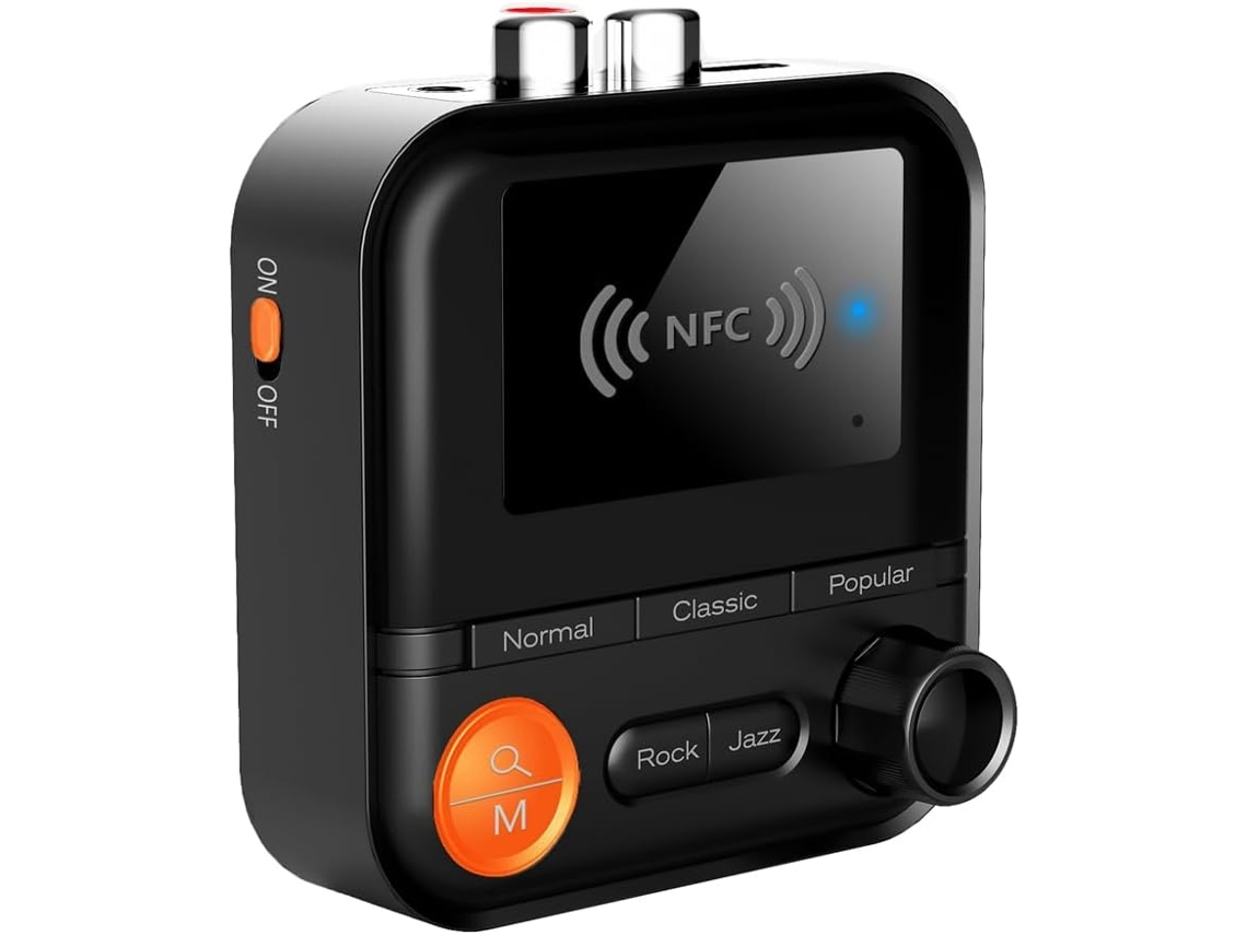 Receptor De Áudio Bluetooth Nfc 5.2, Adaptador Receptor De Áudio