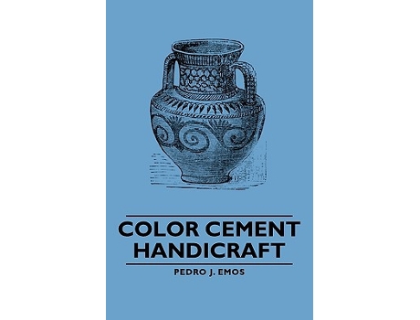 Livro Color Cement Handicraft de Pedro J Emos (Inglês)