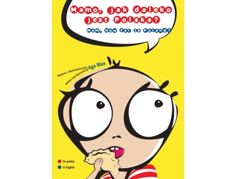 Livro Mamo, jak daleko jest Polska?: Mom, How Far Is Poland? (Polish Edition) Aga Blue (Polaco)