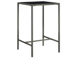 Bar Table, Bar Tables Vidaxl Cinzeto Rattan / Vime (70 X 70 X 110 Cm)