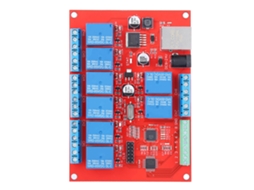 Placa de Relés Ethernet de 8 Canais, Módulo Switch TCP/UDP para Controle de Equipamentos S/MARCA
