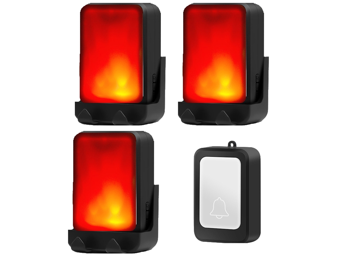 Laxiscreed Sinal De Porta Com Luz E Som Alto Para Idosos E Doentes