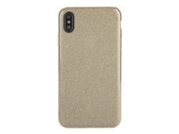 Capa dourada para iPhone Xs Max com proteção total EOOCOO