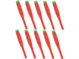 Conjunto De 10 Canetas Em Gel Stobok Na Cor Melancia, Materiais